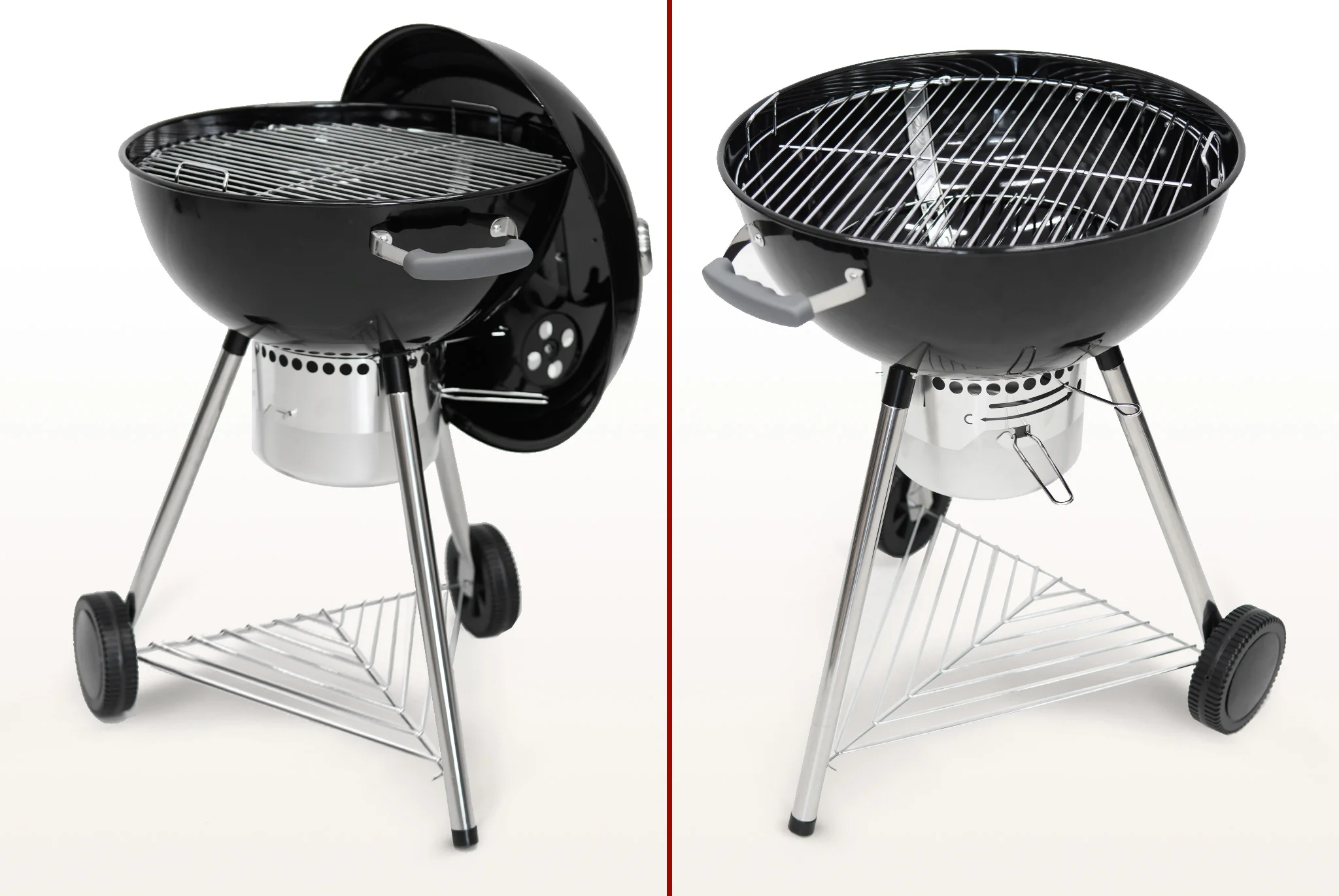  Круглый угольный гриль 22 дюйма (57 см) TEMPER по низким ценам в Томске и Северске