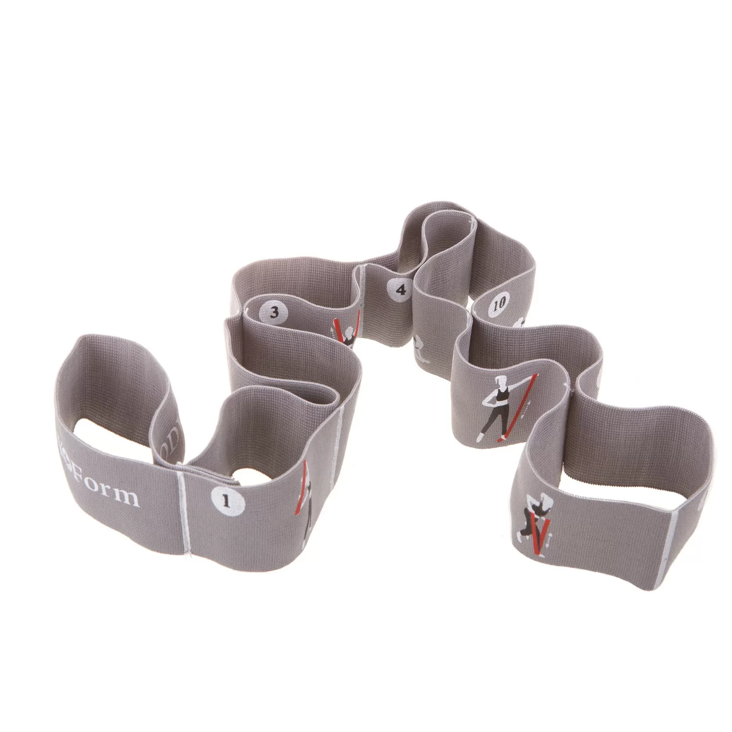  Эспандер лента прошитая Body Form 5кг/83см серый по низким ценам в Томске и Северске