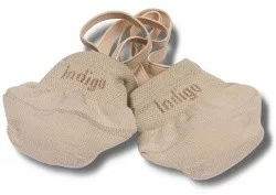 Получешки Indigo (полупальцы вязаные) бежевые