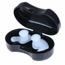 Беруши для плавания E33182 силиконовые анатомические в боксе белый