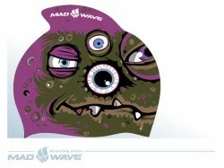 Шапочка для плавания Mad Wave Monstra silicone Junior