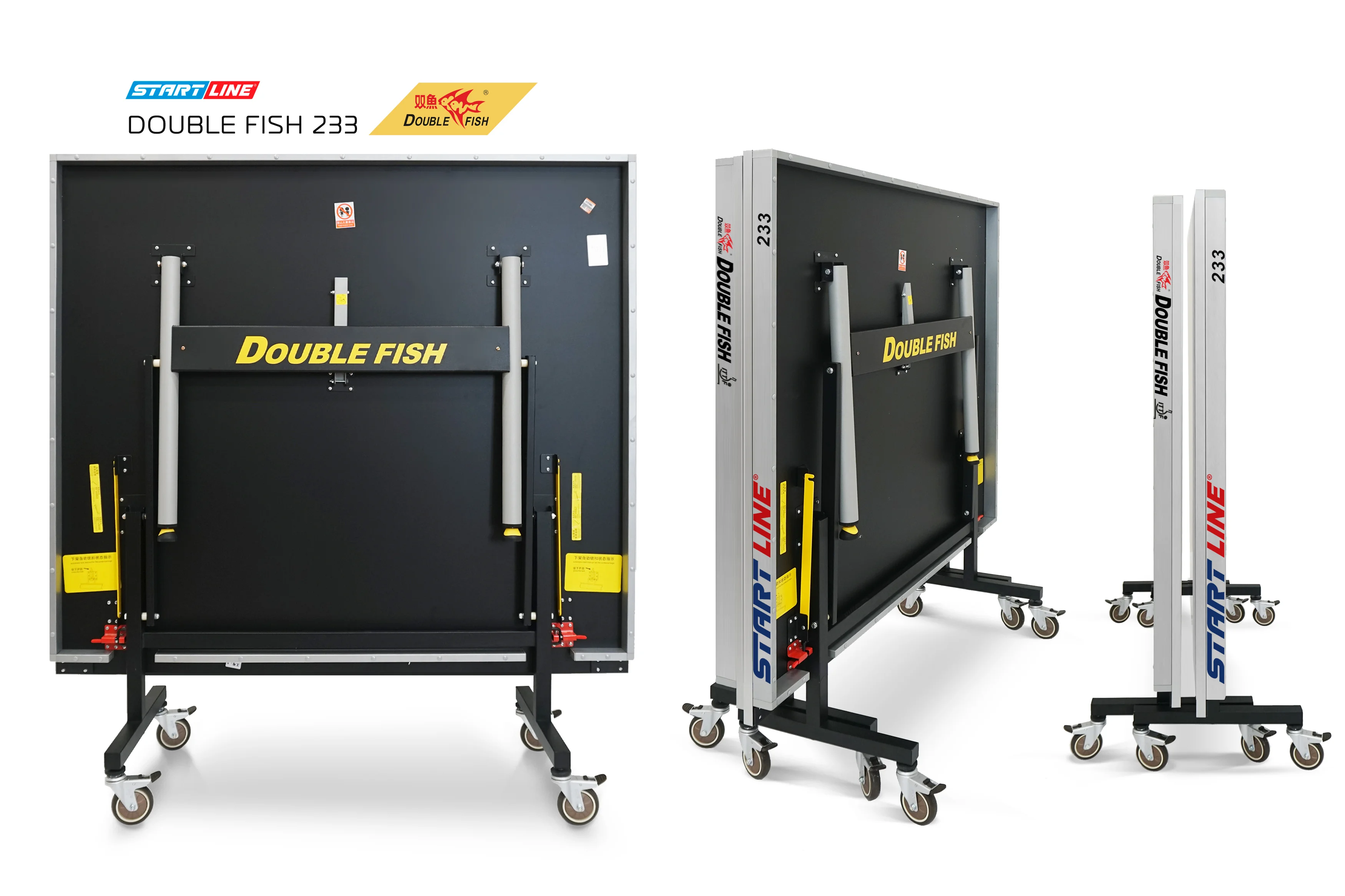  Стол теннисный Double Fish 233 синий по низким ценам в Томске и Северске