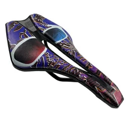 Седло Enlee DS-30D фитнесс/спорт  MTB с цветным принтом, унисекс.