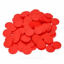 Жетоны пластмассовые