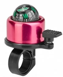 Звонок 14A-10 "Компас" алюминий/пластик чёрно-пурпурный