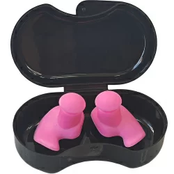 Беруши для плавания E33182/E32996 силиконовые анатомические в боксе розовый