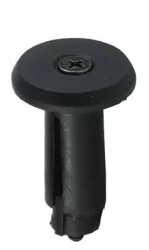 Заглушки ручек руля H08 фикс.с помошью винта, пластик,черные