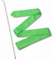 Лента для художественной гимнастики с палочкой 6 м 56 см салатовый