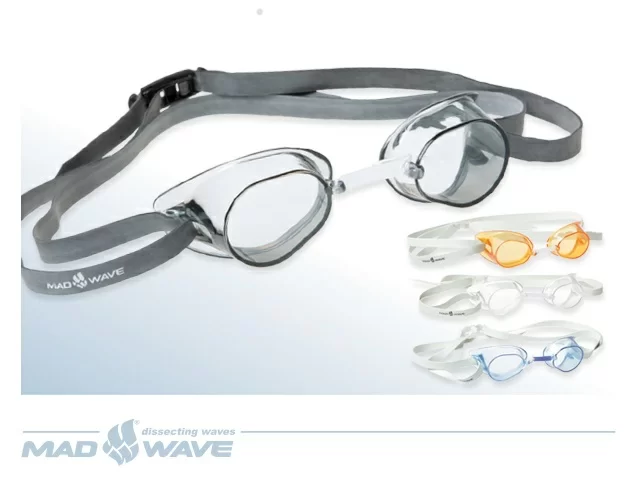  Очки для плавания Mad Wave Racer SW Mirror стартовые grey по низким ценам в Томске и Северске