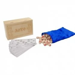 Лото Русское подарочное в шкатулке (гравировка)