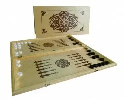 Нарды 590*300*34 с пластмассовыми фишками