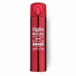 Термобутылка Barouge BT-141 350 мл для прогулок и путешествий металл, красная