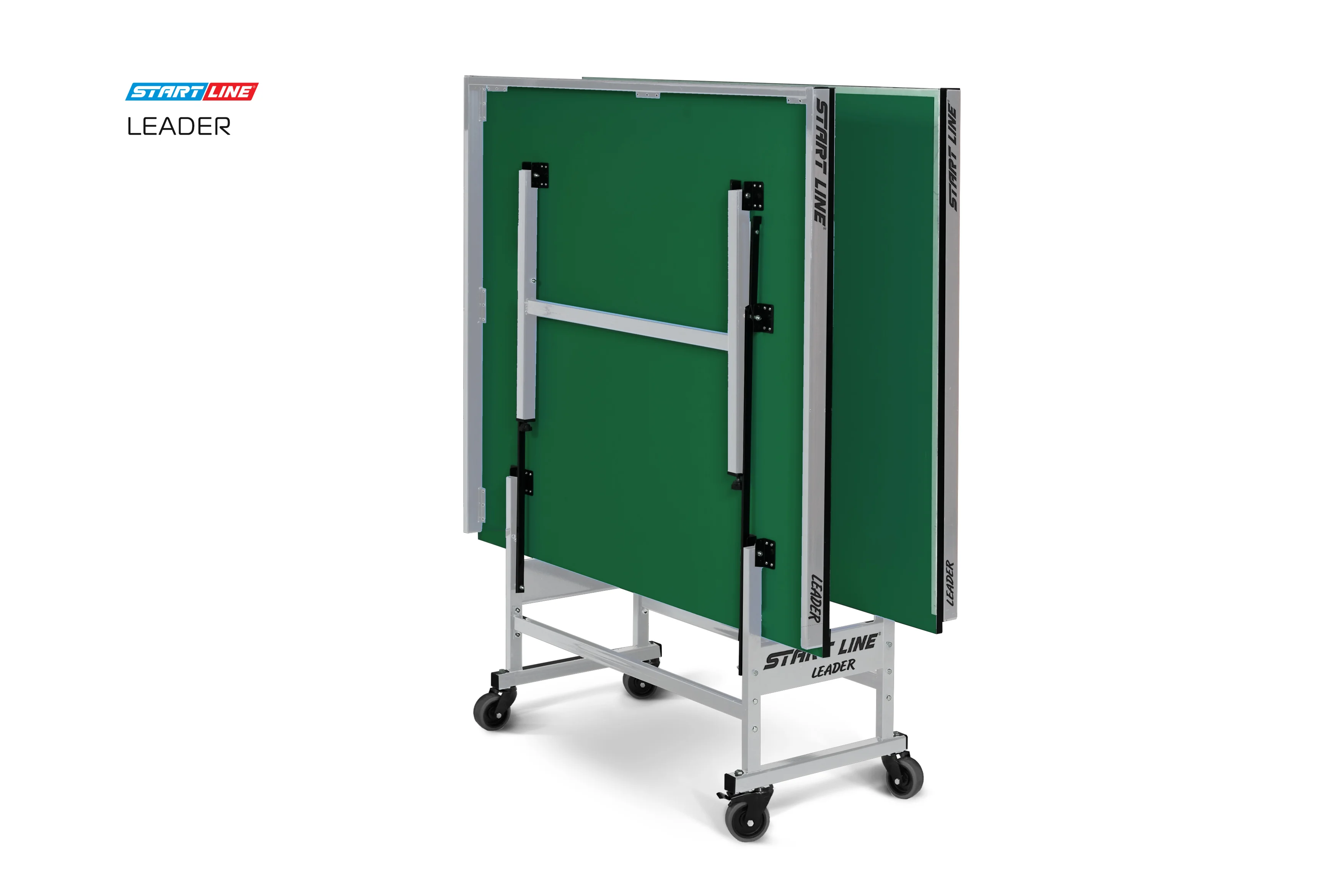  Стол теннисный Leader Зелёный по низким ценам в Томске и Северске