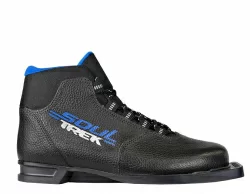 Ботинки лыжные Trek Soul кожа черн.-син. (75мм)