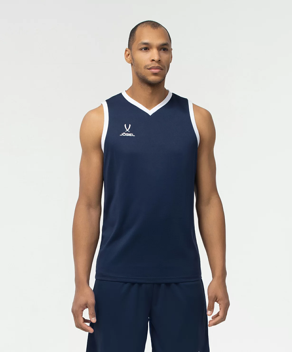  Майка баскетбольная JOGEL CAMP Basic, темно-синий по низким ценам в Томске и Северске
