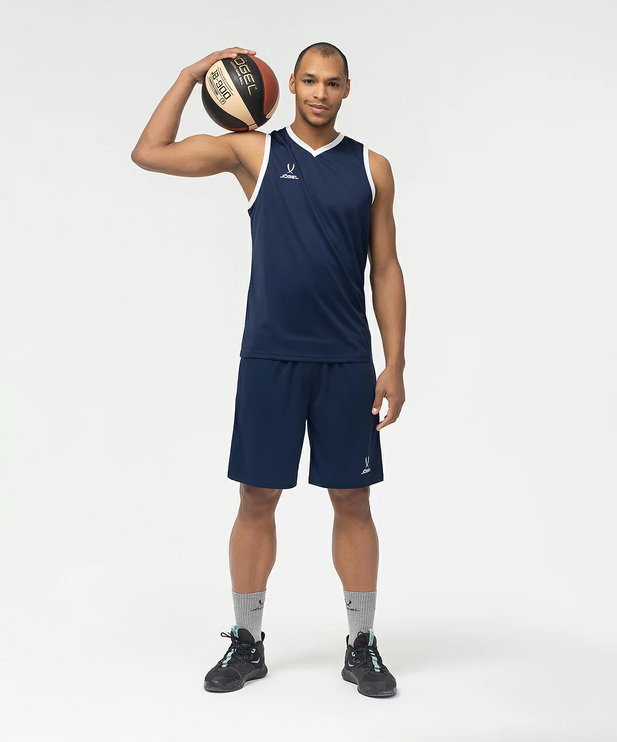  Майка баскетбольная JOGEL CAMP Basic, темно-синий по низким ценам в Томске и Северске