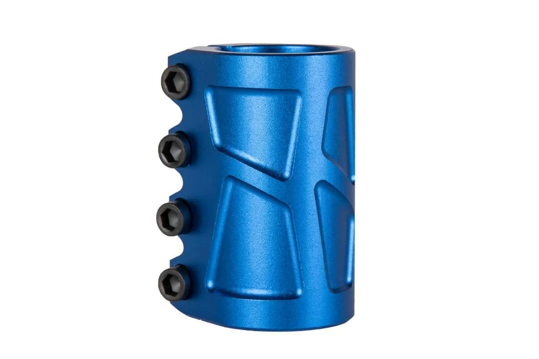  Зажим 4 болта GV, SCS (CHOPPER) blue по низким ценам в Томске и Северске