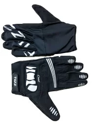 Перчатки Fuzz лайкра Race Light длинные пальцы, для сенсорных экранов черные