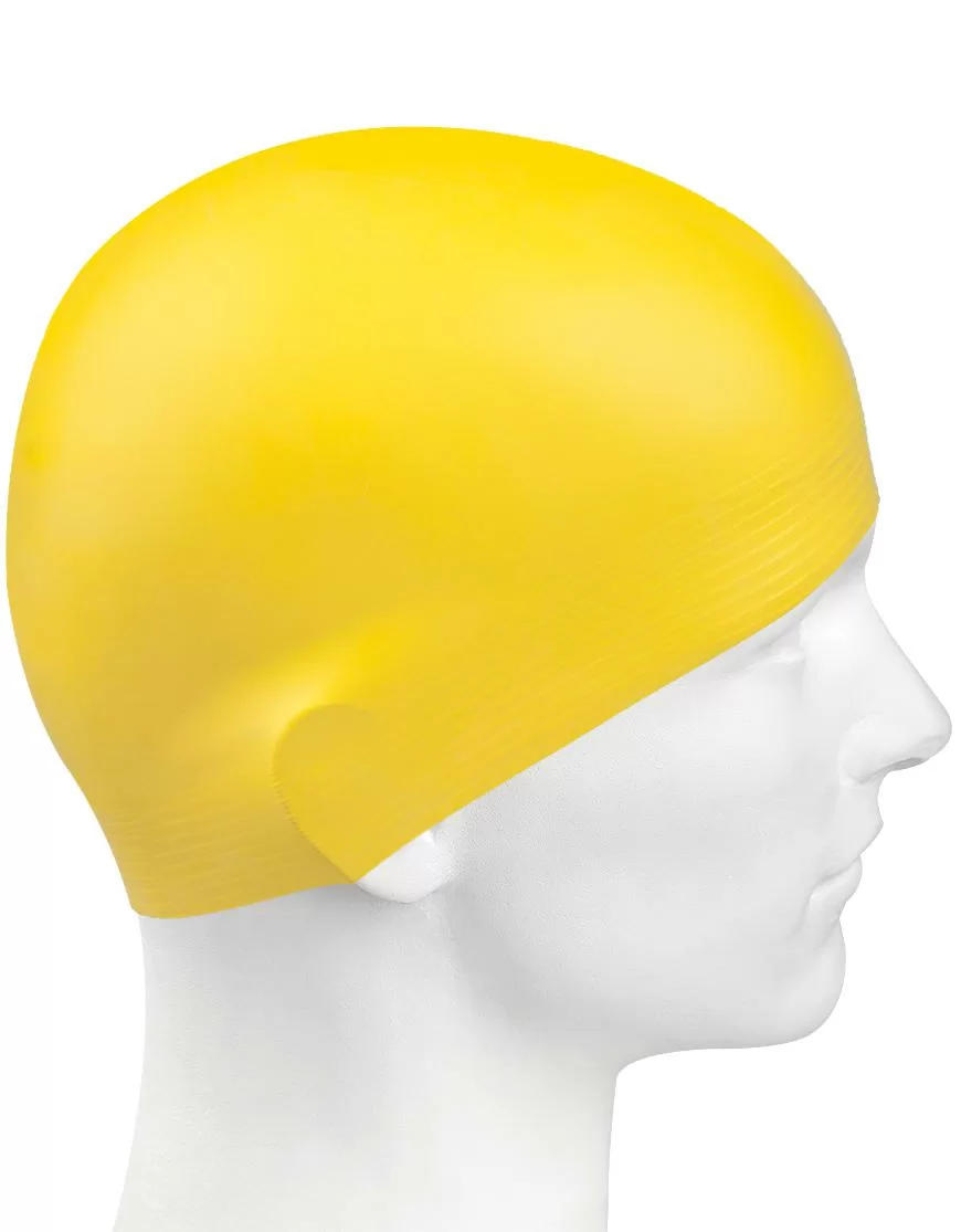  Шапочка для плавания Mad Wave Solid Soft yellow по низким ценам в Томске и Северске