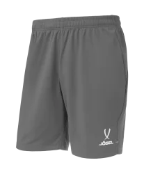 Шорты тренировочные без карманов JOGEL PREMIER PerFormDRY Training Shorts, темно-серый