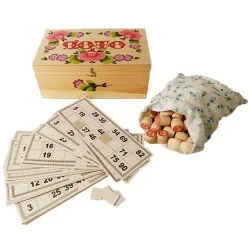 Лото Русское подарочное в шкатулке (роспись)