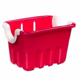 Велокорзина STG пластик. детская красн/белый
