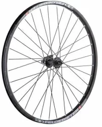 Колесо 26" переднее двустен.обод 32 отв., втулка Shimano HB-TX505 алюм под диск центр-лок, эксцентр
