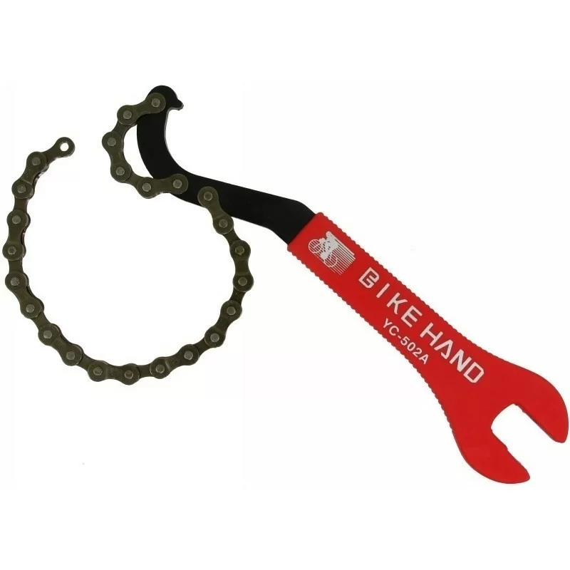  Ключ д/кассеты универсал. Bike Hand YC-502A  с хлыстом по низким ценам в Томске и Северске