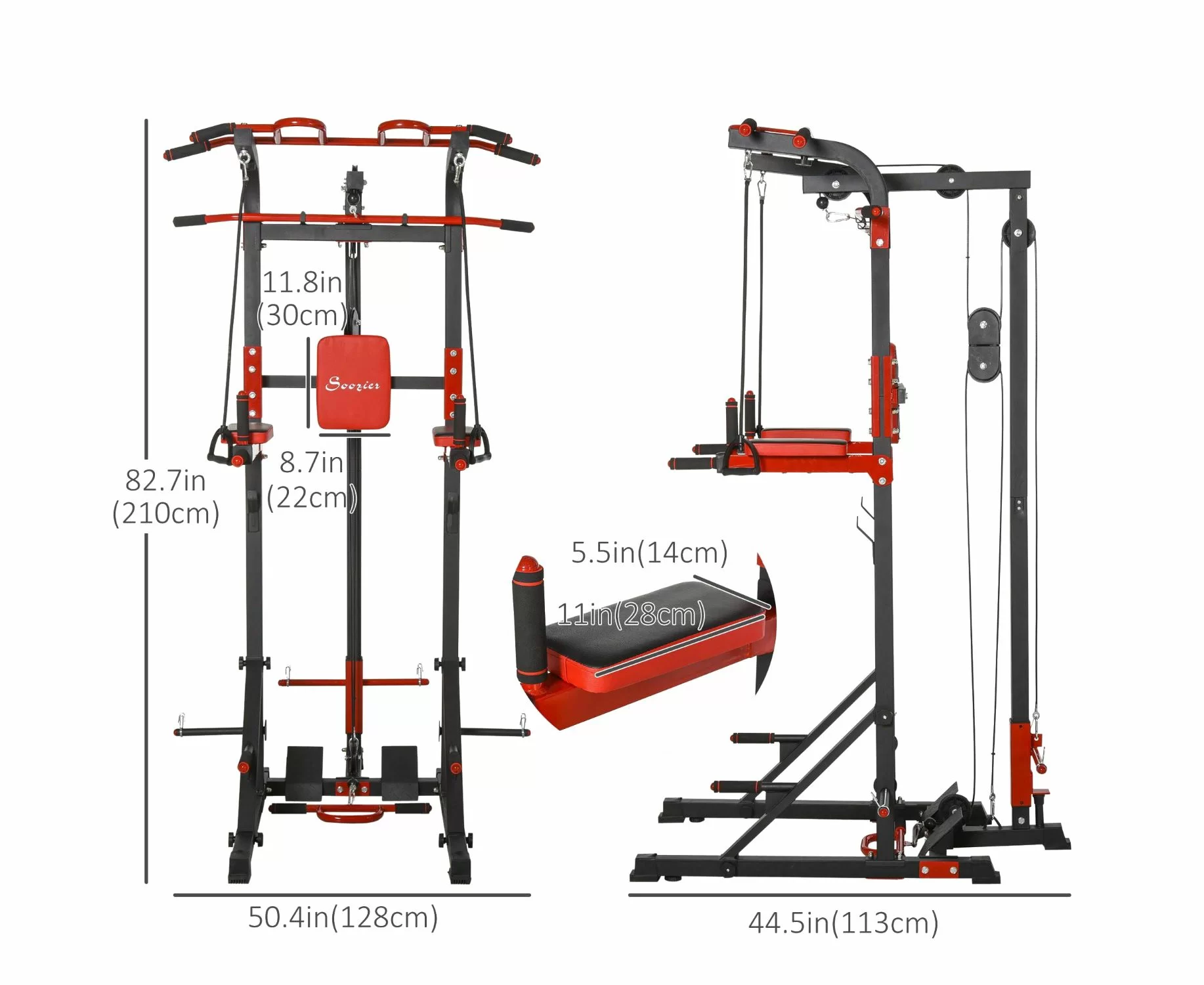  Турник-брусья, тяга сверху  DFC HOMEGYM HOMCOM D270 по низким ценам в Томске и Северске