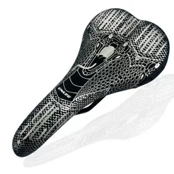 Седло Enlee DS-20 фитнесс/спорт  MTB с принтом "змея", унисекс.