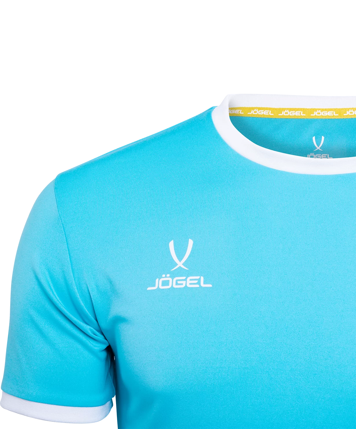  Футболка футбольная JOGEL CAMP Origin, бирюзовый/белый по низким ценам в Томске и Северске