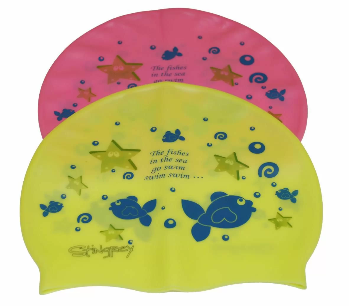  Шапочка для плавания Stingrey детская с рисунком по низким ценам в Томске и Северске
