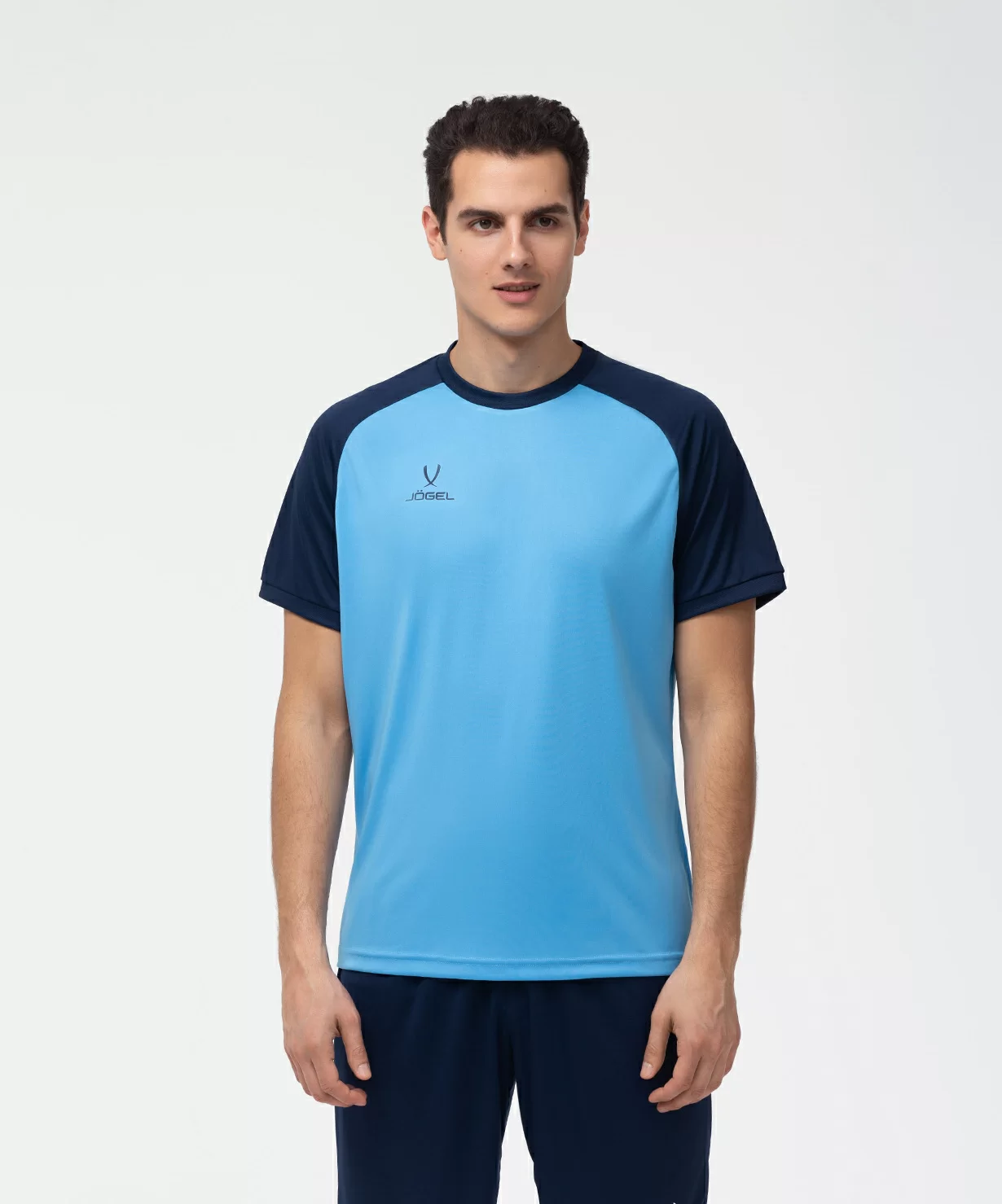  Футболка игровая JOGEL CAMP Reglan Jersey, синий/темно-синий по низким ценам в Томске и Северске