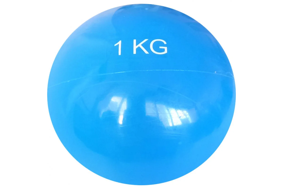  Медбол 1 кг MB1 E41876 d-12см голубой по низким ценам в Томске и Северске