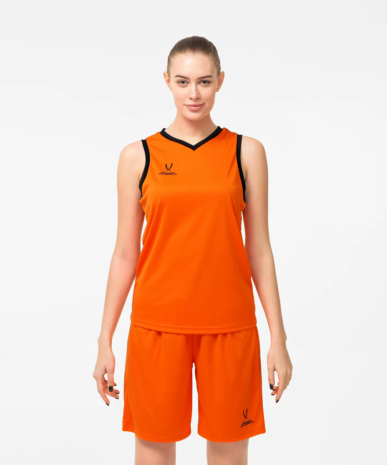  Майка баскетбольная JOGEL CAMP Basic, оранжевый по низким ценам в Томске и Северске
