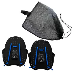 Лопатки для плавания E39243 большие универсальные в чехле (черные)