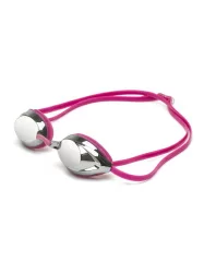 Очки для плавания Atemi M201M зерк. силикон розовые