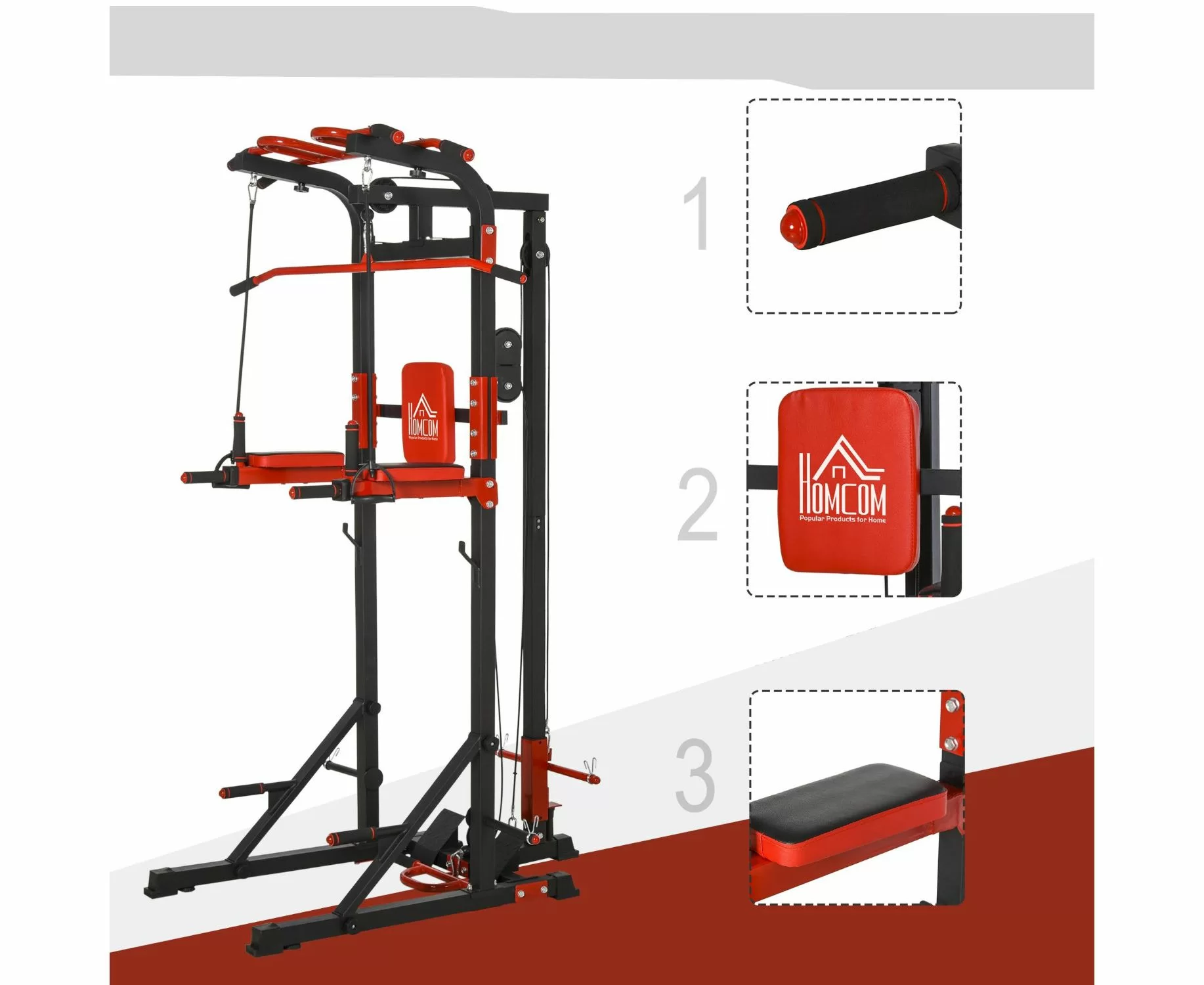  Турник-брусья, тяга сверху  DFC HOMEGYM HOMCOM D270 по низким ценам в Томске и Северске