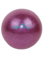 Мяч для художественной гимнастики 15 см Eclectica CH25-2 фиолетовый с блестками