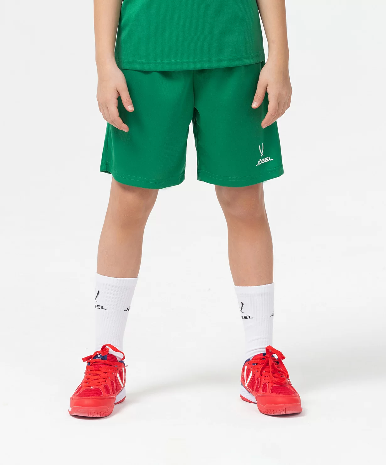  Шорты баскетбольные JOGEL CAMP Basic, зеленый, детский по низким ценам в Томске и Северске