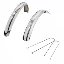 Крылья STG 24" для складных велосипедов хром