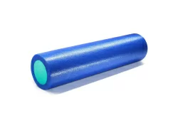 Ролик для йоги 60х15см PEF60-B полнотелый (E42022) синий/зеленый