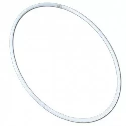 Обруч гимнастический пластмассовый 900 мм (аналог Сасаки) белый