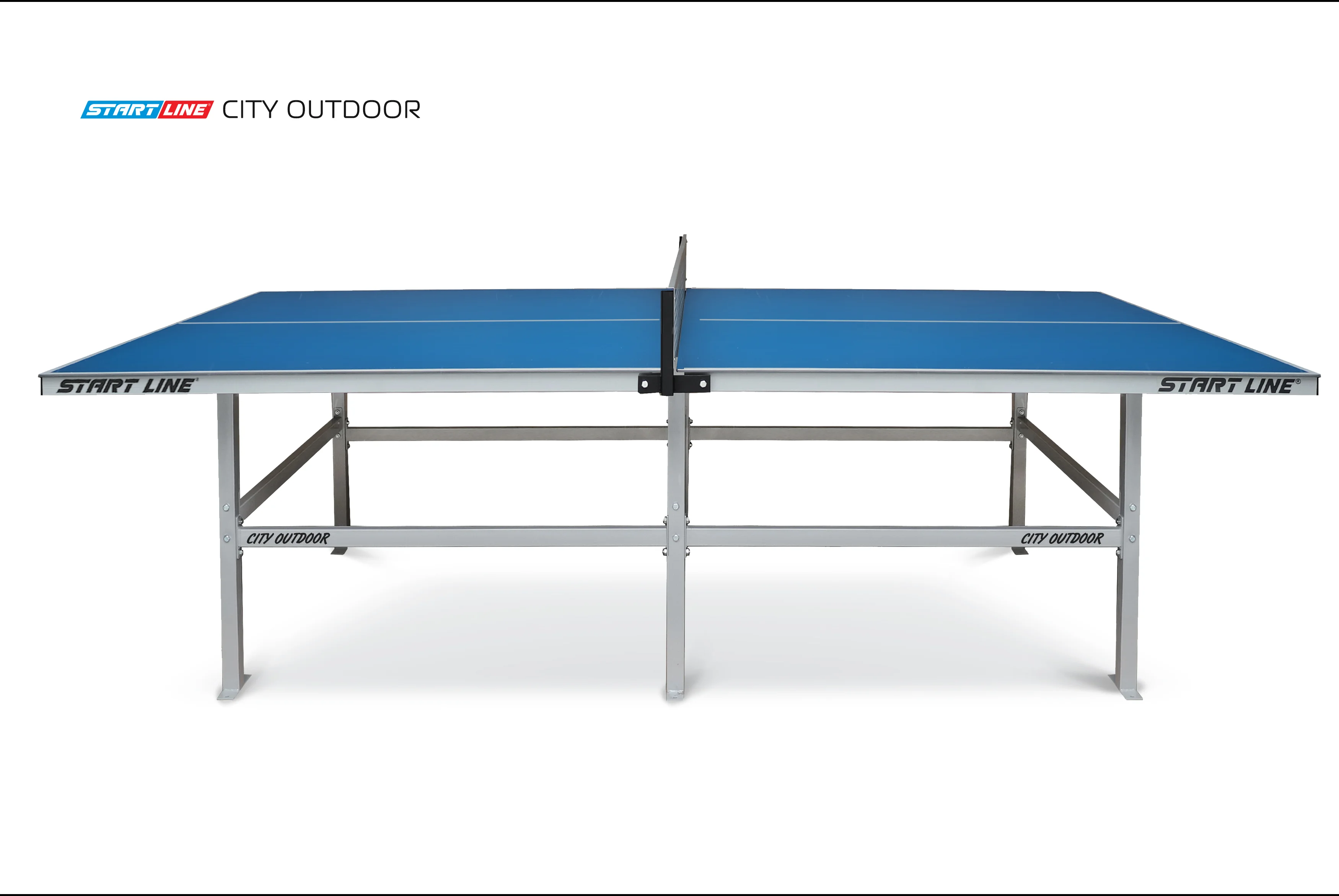  Стол теннисный City Всепогодный с сеткой Синий по низким ценам в Томске и Северске