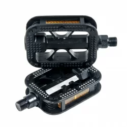 Педали 4Bike M902 122х71х23 мм насыпные подшипники черный