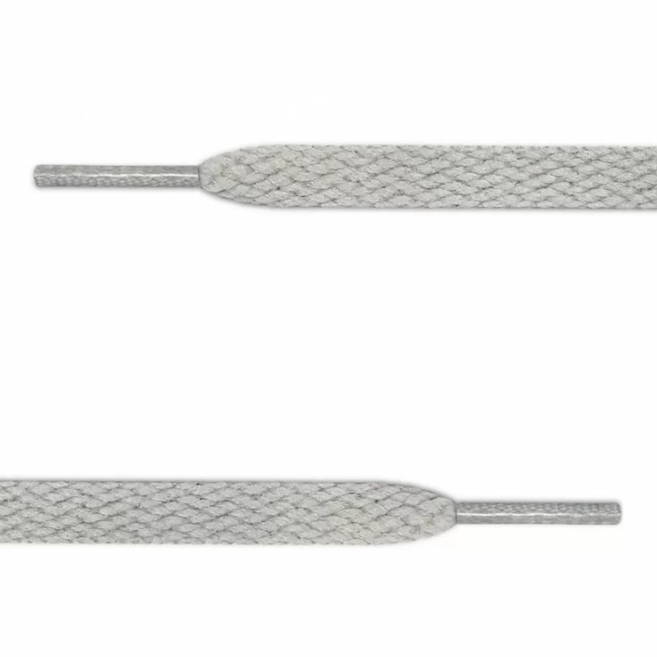  Шнурки плоский ширина 7мм 140см серый по низким ценам в Томске и Северске