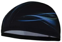 Шапочка для плавания 0226 (1) с принтом черная