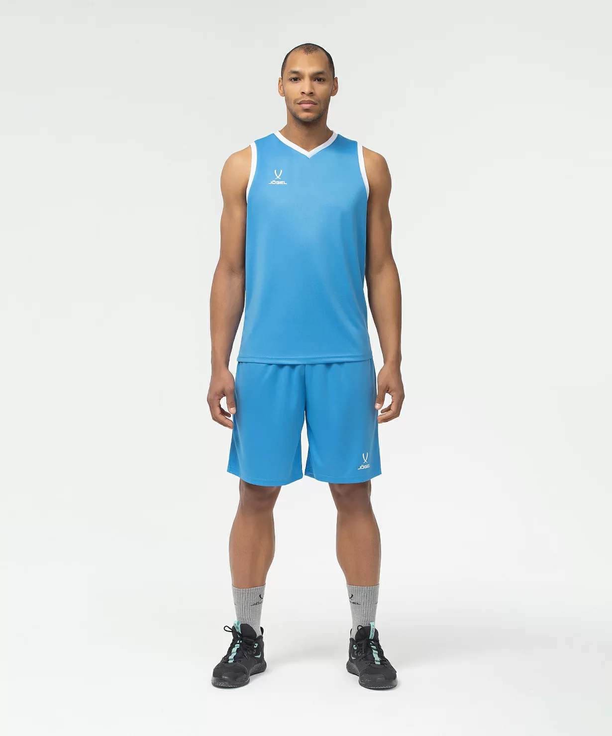  Майка баскетбольная JOGEL CAMP Basic, бирюзовый по низким ценам в Томске и Северске