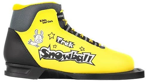  Ботинки лыжные Trek Snowball синт. желт-черн. (75мм) по низким ценам в Томске и Северске