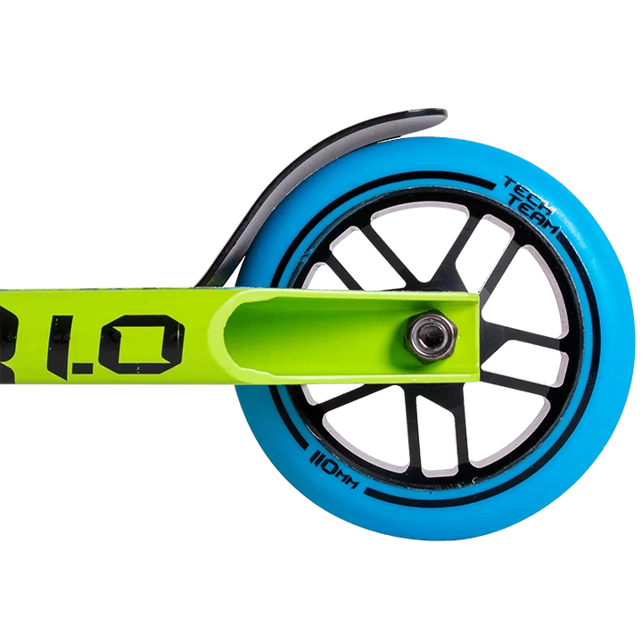  Самокат TechTeam Duker 1.0 трюковой neon green по низким ценам в Томске и Северске